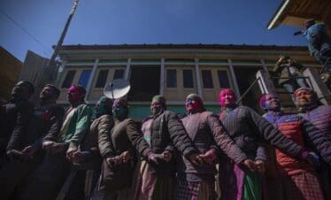 Sangla Holi celebration